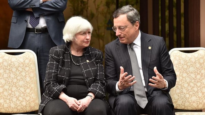 Κοινή στάση Ντράγκι - Γέλεν