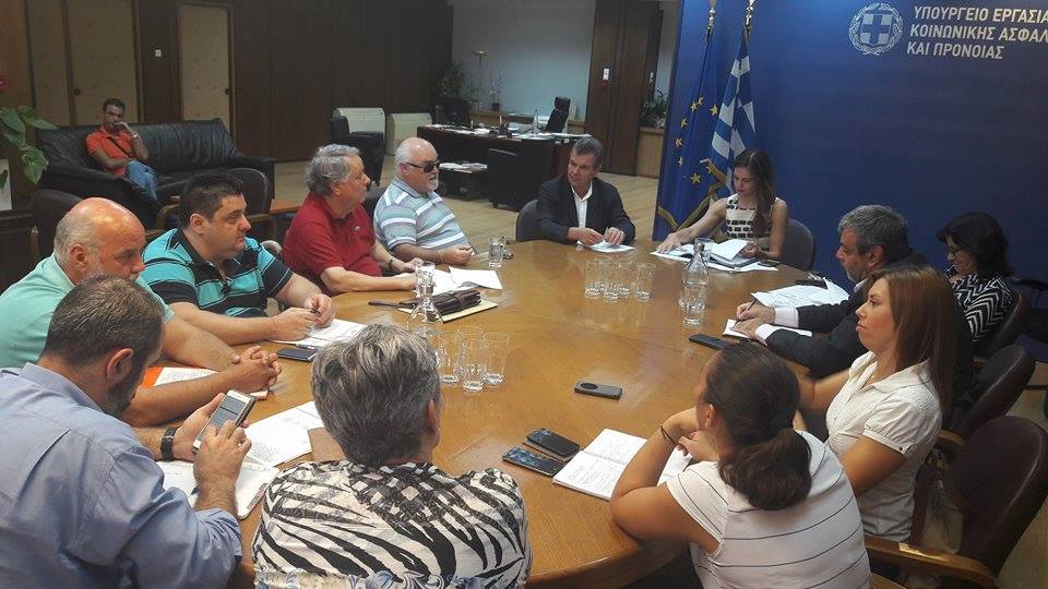 Πάτρα: Ο Αντώνης Χαροκόπος συμμετείχε στην αντιπροσωπείας της Ε.Σ.Α.μεΑ στο Υπ. Εργασίας