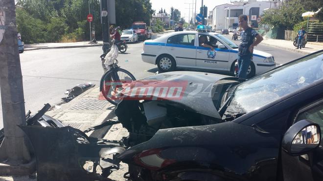 ΤΩΡΑ- ΝΕΩΤΕΡΟ Πάτρα: Σοβαρό ατύχημα στην Ελευθερίου Βενιζέλου- Η ποδηλάτισσα περίμενε στο φανάρι- Το ΙΧ. έχασε τον έλεγχο και έπεσε πάνω της- BINTEO- ΦΩΤΟ