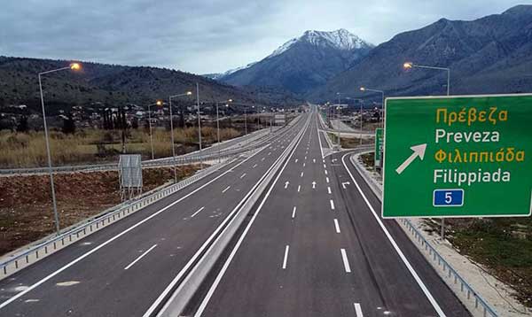 Ιόνια οδός: Την Τρίτη 5 Σεπτεμβρίου τα εγκαίνια από τον Πρωθυπουργό