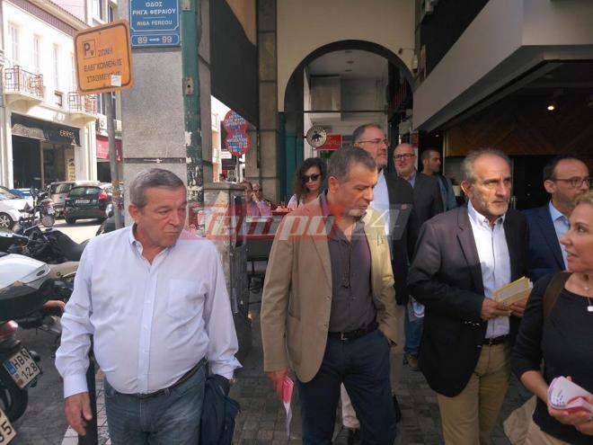 Πάτρα: Ο Σταύρος Θεοδωράκης στο κέντρο - Ποιος είδε και με ποιους συνομίλησε - ΦΩΤΟ - ΒΙΝΤΕΟ