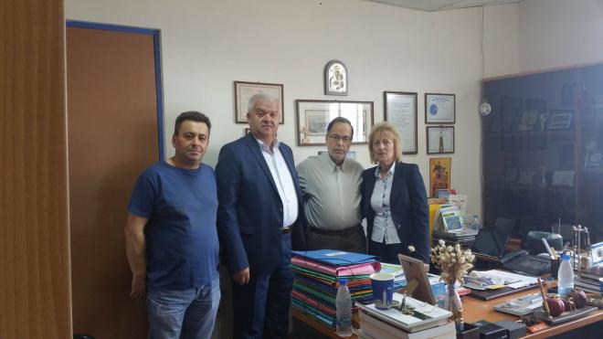 Συνάντηση εργασίας του Διευθυντή του ΕΚΑΒ και του Δημάρχου Δυτικής Αχαΐας
