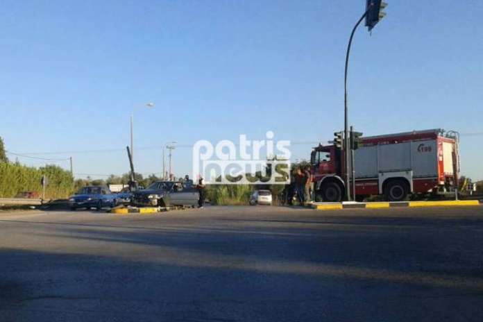 Τροχαίο με ελαφρύ τραυματισμό στο Ψάρι,στην Πατρών- Πύργου