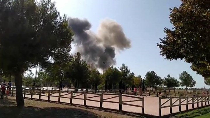 Ισπανία: Νεκρός πιλότος από συντριβή μαχητικού αεροσκάφους - ΒΙΝΤΕΟ