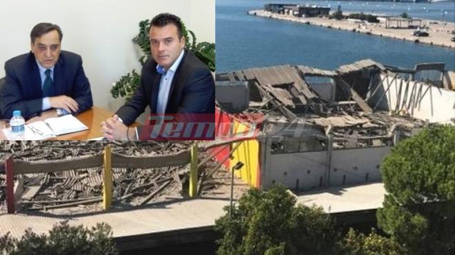 Πάτρα: Απομακρύνθηκε το σύνολο των αμιαντούχων υλικών από το λιμάνι - Συνάντηση Μπαλαμπάνη - Κοντοε - ΦΩΤΟ