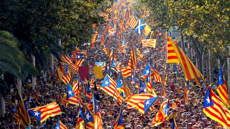 Νέα ημέρα διαδηλώσεων στη Βαρκελώνη υπέρ της ανεξαρτησίας