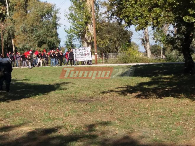 Διαμαρτυρία στην 116 Πτέρυγα Μάχης για τα πυρηνικά - Συμμετέχουν περίπου 200 άτομα στην πορεία - Στον Άραξο το tempo24 - ΔΕΙΤΕ ΦΩΤΟ και ΒΙΝΤΕΟ