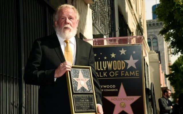 Νικ Νόλτε: Αστέρι στη Λεωφόρο της Δόξας για τον διάσημο ηθοποιό