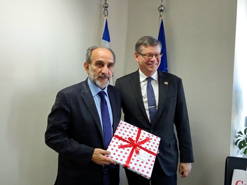 Συνάντηση του Καναδού Πρέσβη με τον Περιφερειάρχη Δυτικής Ελλάδας