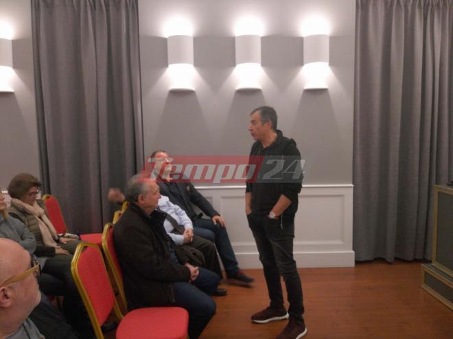 Θεοδωράκης από Πάτρα: "Οι πολίτες εκτός από ... φιλοδωρήματα θέλουν και δουλειές" - Τί είπε ο επικεφαλής του Ποταμιού για το μέλλον του κινήματος - ΒΙΝΤΕΟ και ΦΩΤΟ