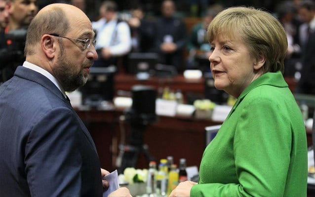 Την Τετάρτη η συνάντηση Μέρκελ - Σουλτς