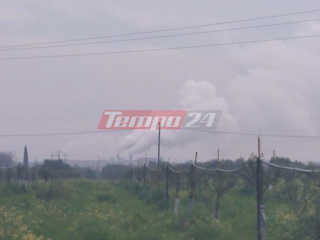 Αχαΐα: Στο "φούλ" και σήμερα τα πυρηνελαιουργεία - Πυκνός καπνός στην περιοχή