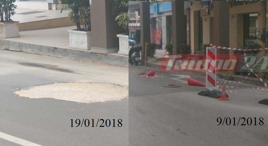 Πάτρα: Γέμισαν λακκούβα και έτσι απεκατέστησαν τη ζημιά - Αυτό θα πει άμεση ανταπόκριση! ΦΩΤΟ