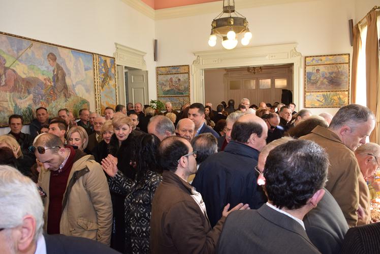 Πάτρα: Πρωτοχρονιάτικη εκδήλωση στο Δημαρχείο-Ο Κώστας Πελετίδης αντάλλαξε ευχές και έκοψε την πίτα ΦΩΤΟΓΡΑΦΙΕΣ