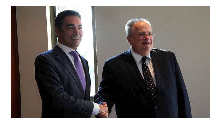 Τι συζήτησαν Κοτζιάς-Ντιμιτρόφ στη Θεσσαλονίκη για την ονομασία των Σκοπίων