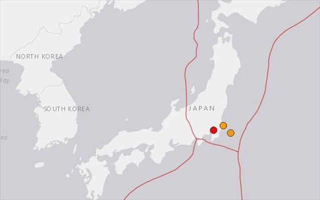 Σεισμός 5,1 Ρίχτερ ανατολικά του Τόκιο