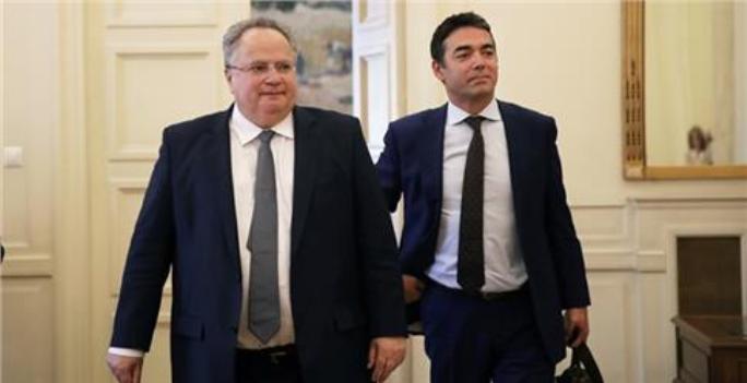 Εξελίξεις με ΠΓΔΜ: Συνάντηση Κοτζιά - Ντιμιτρόφ με Νίμιτς