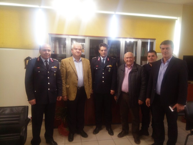 Ενισχύεται το Τμήμα Ασφαλείας της Κάτω Αχαΐας - Συνάντηση Στεφανόπουλου - Νικολάου στο δημαρχείο
