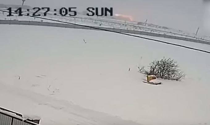 ΒΙΝΤΕΟ από την στιγμή της συντριβής του ρωσικού αεροσκάφους