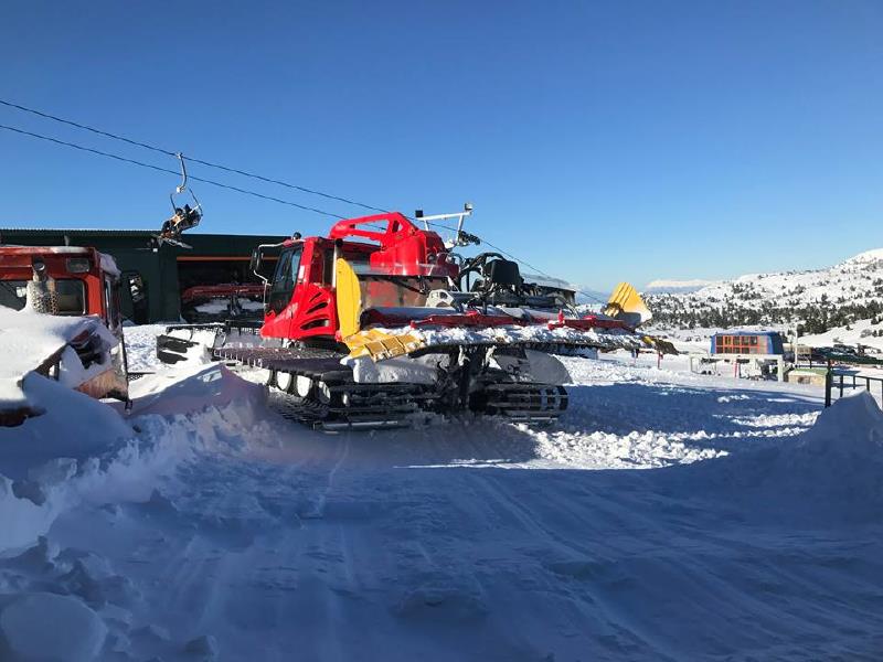 Παύση λειτουργίας των εγκαταστάσεων του Χιονοδρομικού Κέντρου Καλαβρύτων
