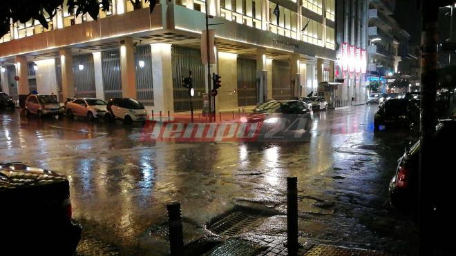 Εαρινή καταιγίδα για την Πάτρα- ΒΙΝΤΕΟ