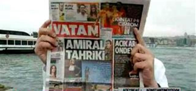 Πρωτοσέλιδο στον Τουρκικό Τύπο η υποναύαρχος Μπουμπουλίνα