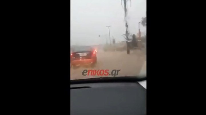 Δοκιμάζεται ξανά η Μάνδρα στην Αττική - Δρόμοι ποτάμια από την βροχόπτωση - ΒΙΝΤΕΟ