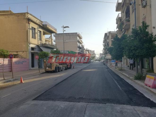 Πάτρα: Κατά τμήματα ασφαλτόστρωση της Αγίου Ανδρέου