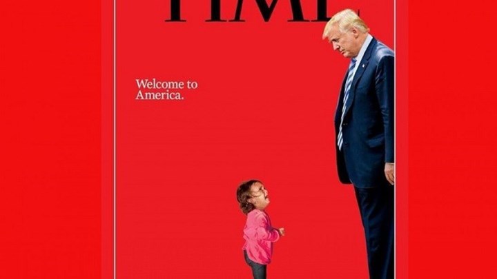 Εξώφυλλο «μαχαιριά» του Time - Στήνει στον τοίχο τον Τραμπ - ΦΩΤΟ