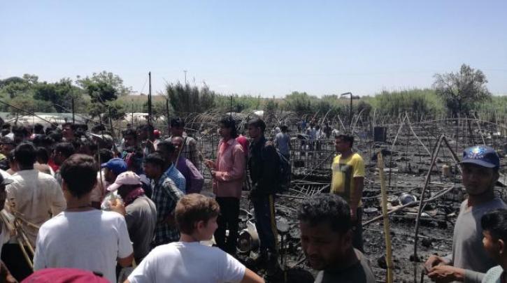 Παρέμβαση της ΓΣΕΕ για την υπόθεση του καμμένου καταυλισμού της Μανωλάδας