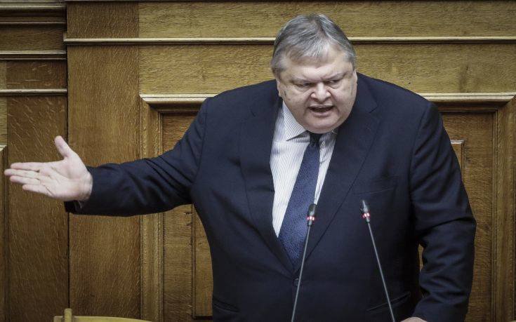 Ευάγγελος Βενιζέλος: Ο Τσίπρας τέλεσε πολιτικό ευχέλαιο