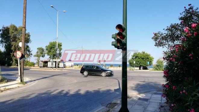 Πάτρα: Πήρε φωτιά μηχανάκι στην εθνική οδό- ΦΩΤΟ