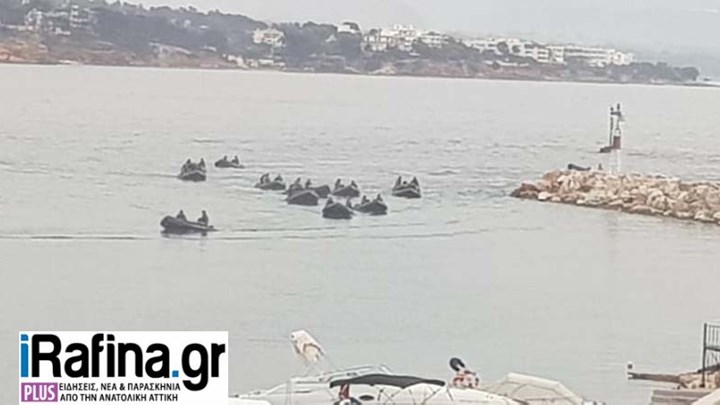 Σε εξέλιξη επιχείρηση των ΟΥΚ για τον εντοπισμό αγνοουμένων στη θάλασσα της Ραφήνας