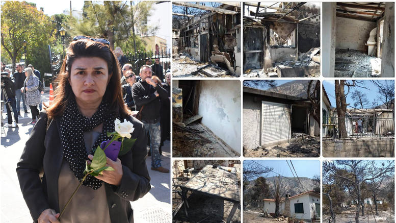 Στάχτη έγινε το σπίτι της Άννας Κουρή: Τα λόγια είναι περιττά