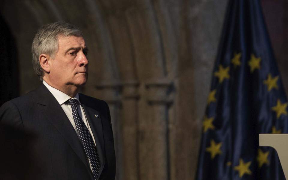 Ο Ταγιάνι στηρίζει τη Συμφωνία των Πρεσπών - Θα αναλάβει συγκεκριμένη πρωτοβουλία