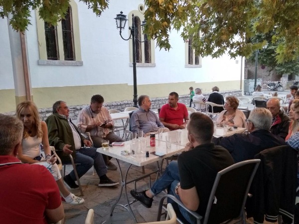 Περιοδεία σε χωριά των Καλαβρύτων για τον Γιώργο Μαυραγάνη