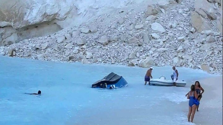 Κανένας αγνοούμενος από την κατολίσθηση στο Ναυάγιο Ζακύνθου