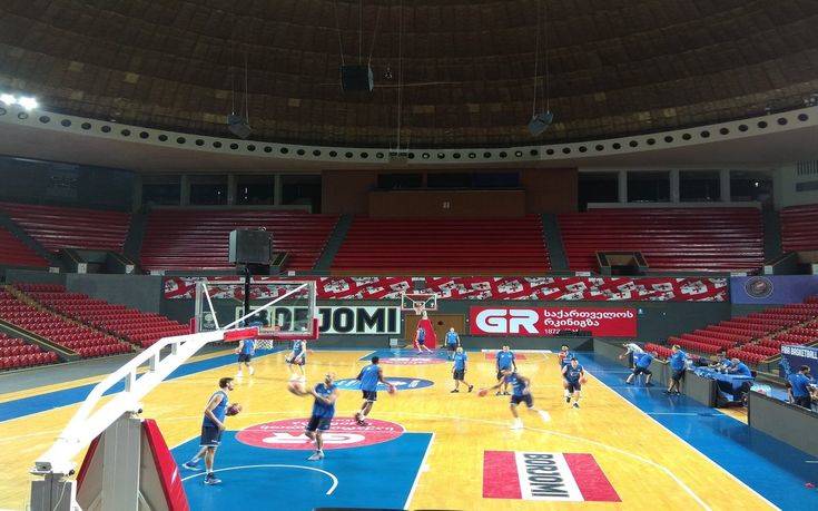 Μπάσκετ: Η πρώτη προπόνηση της Εθνικής στη Γεωργία