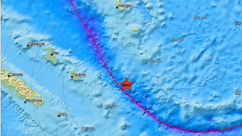 Ισχυροί σεισμοί 6,3R και 6,7R στα Loyalty Ιslands, στον Ειρηνικό