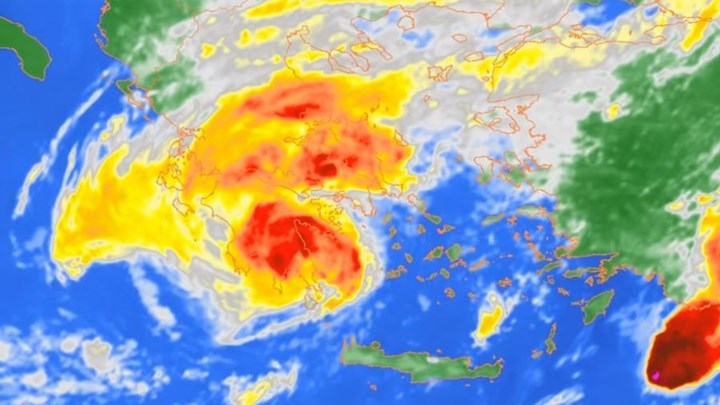 Εντυπωσιακό ΒΙΝΤΕΟ - Η πορεία του μεσογειακού κυκλώνα από το διάστημα