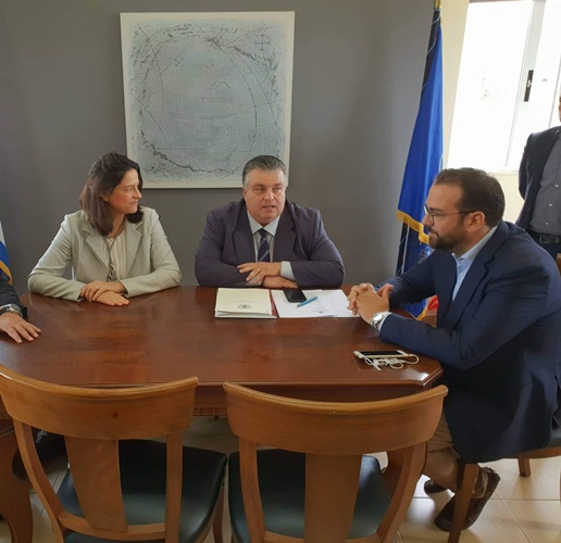 Συνάντηση Νίκης Κεραμέως και Νεκτάριου Φαρμάκη στο Αγρίνιο