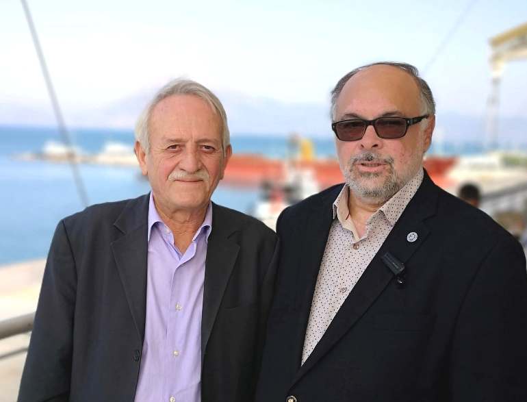 "Πάτρα η δική μας πόλη": Ο Μιχάλης Κουράτος με το Νίκο Τζανάκο