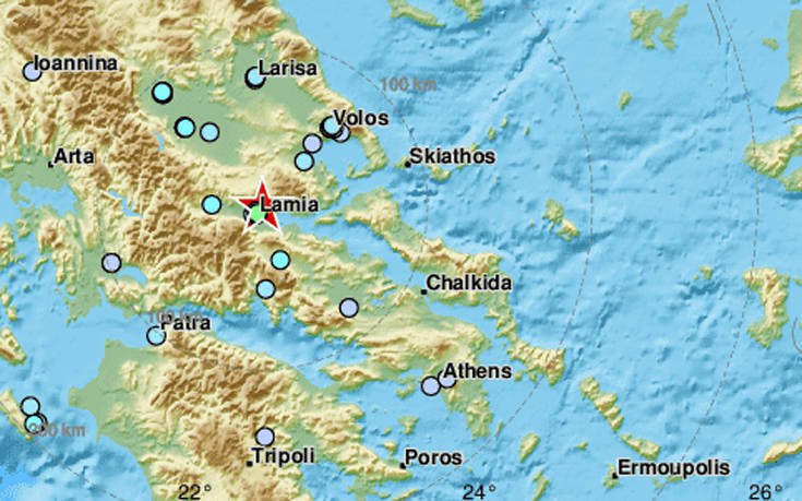 ΤΩΡΑ - Σεισμός κοντά στη Λαμία