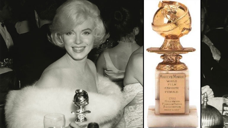 Έναντι 250.000 δολαρίων πωλήθηκε η Χρυσή Σφαίρα της Μέριλιν Μονρό