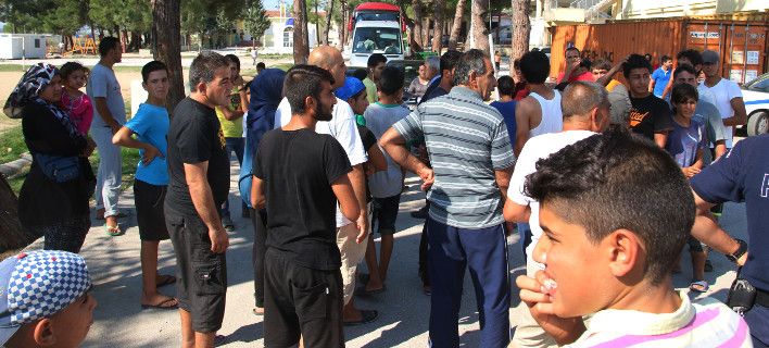 Αγρια συμπλοκή κατά τη διάρκεια της νύχτας στο κέντρο φιλοξενίας στα Διαβατά -Δύο τραυματίες