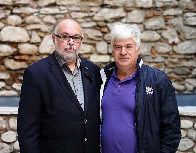 "Πάτρα η Δική μας Πόλη" Ο Γιάννης Μουταφίδης με το Νίκο Τζανάκο