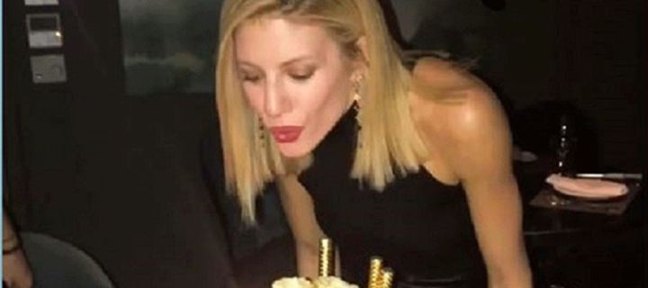 Το δεύτερο πάρτι γενεθλίων της Ευαγγελίας Αραβανή στον Νίκο Οικονομόπουλο