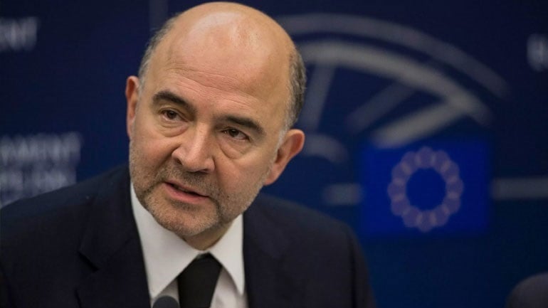 Μοσκοβισί: Ο προϋπολογισμός της Ελλάδας επιτυγχάνει τον στόχο πρωτογενούς πλεονάσματος