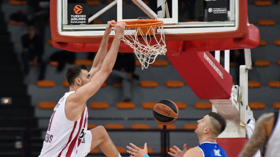 Euroleague, Ολυμπιακός-Μπούντουτσνοστ 92-70: Ερυθρόλευκο ξέσπασμα και σόου ΛεΝτέι