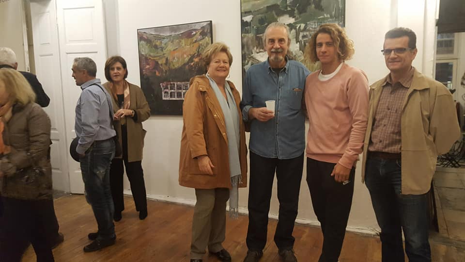 Συνεχίζεται στο "Πολύεδρο" η έκθεση ζωγραφικής του εικαστικού Νίκου Νικολάου